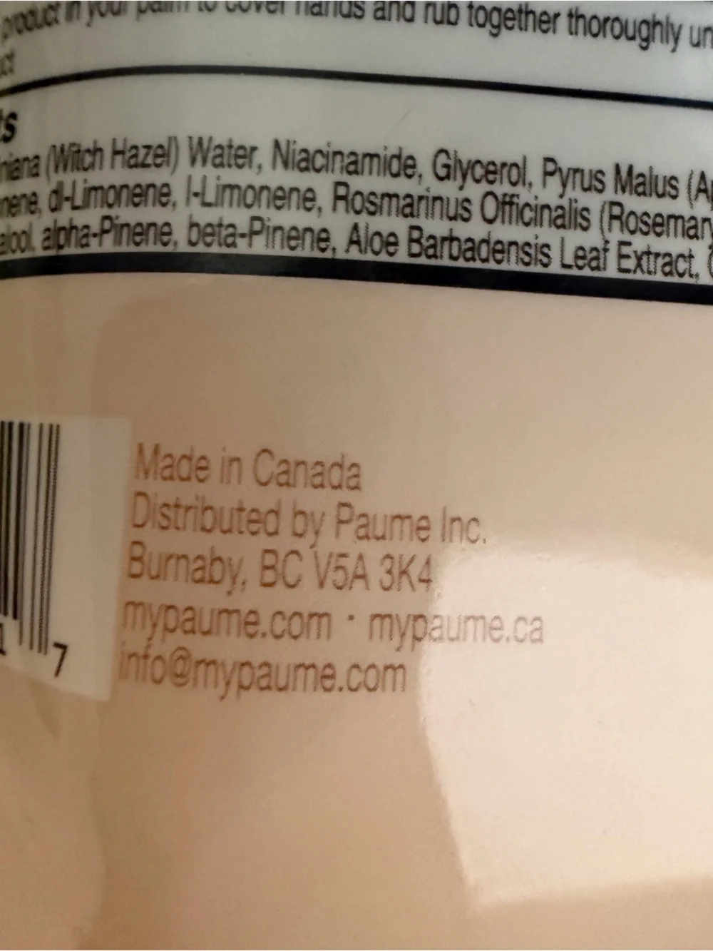 PAUME - Hydrating Antibacterial Hand Mist -500 SPRAYS